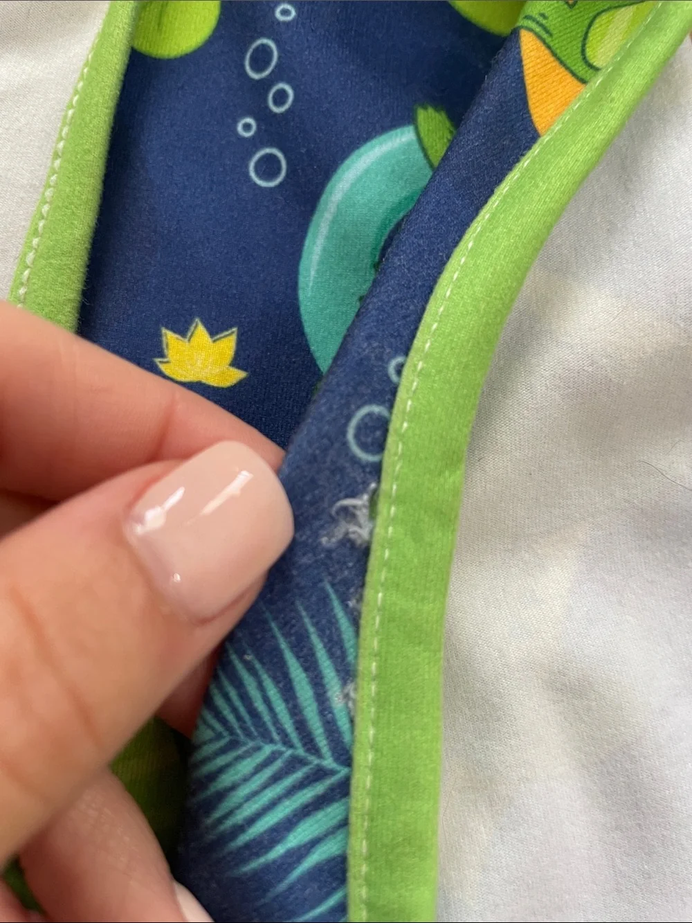 Cute Alligator Print Dog Hoodie - Navy & Green